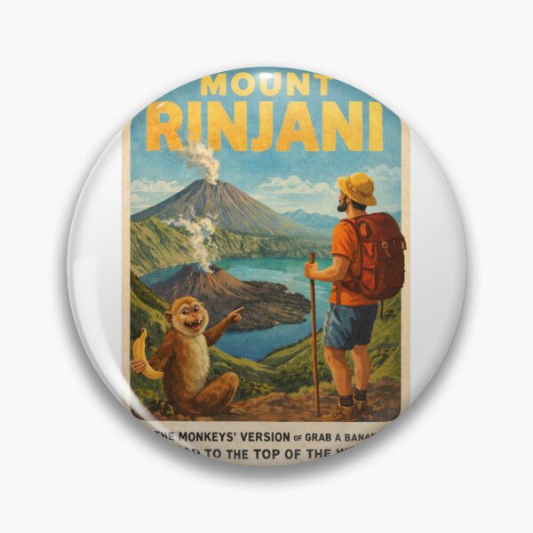 Item preview, Mount Rinjani Indonesia Crater Lake Segara Anak in West Nusa Tenggara designed and sold by Aryabek.