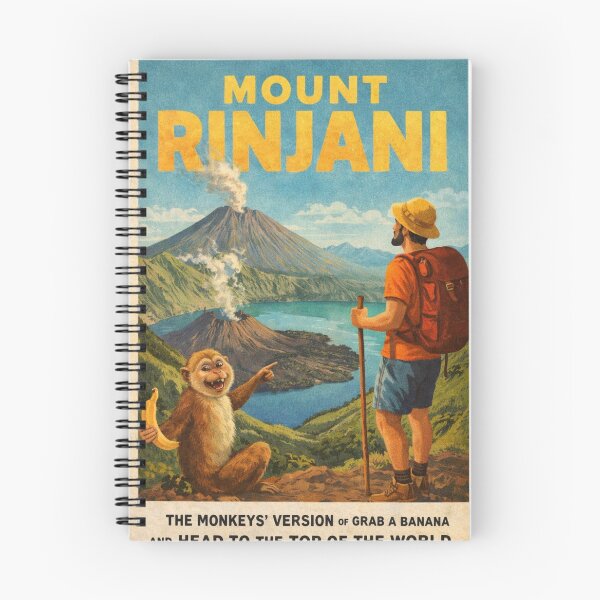 Item preview, Mount Rinjani Indonesia Crater Lake Segara Anak in West Nusa Tenggara designed and sold by Aryabek.