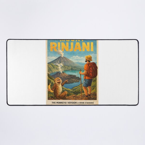 Item preview, Mount Rinjani Indonesia Crater Lake Segara Anak in West Nusa Tenggara designed and sold by Aryabek.