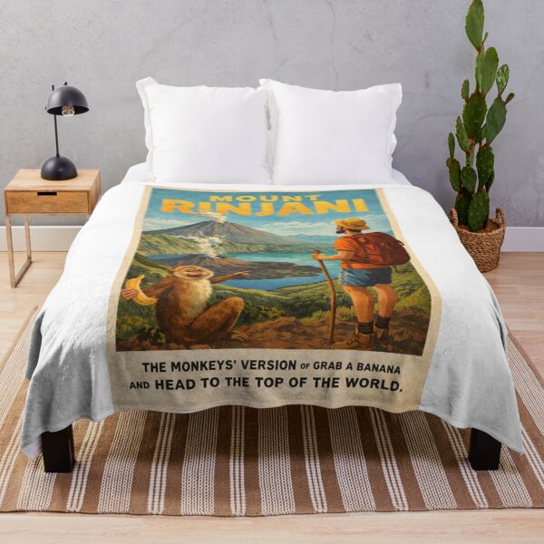 Item preview, Mount Rinjani Indonesia Crater Lake Segara Anak in West Nusa Tenggara designed and sold by Aryabek.