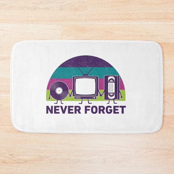 Item preview, Never Forget - Retro Vinyl, TV & VHS Tape Vintage Sunset designed and sold by MotionBanana Art.