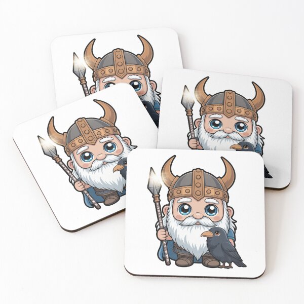 Item preview, Cute Norse God Chibi – Kawaii Viking Mythology Character designed and sold by Dospart.