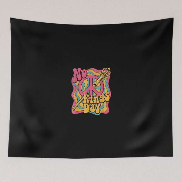 Item preview, No Kings Day Vintage Retro 70S Groovy designed and sold by Le7yaStore.