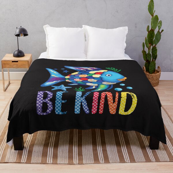 Item preview, Be Kind Colorful Fish Positive Kindness Message Cute Ocean Animal Design designed and sold by kiralynstration.