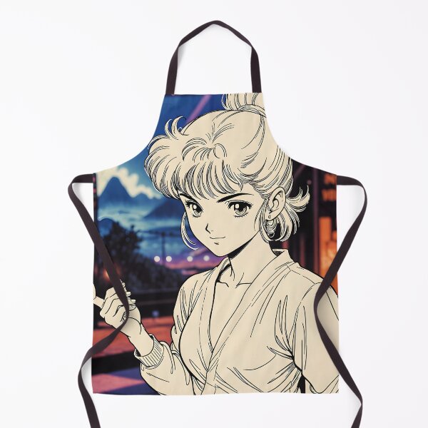 Item preview, Retro 80s Anime Girl Night City Street Vintage Anime Aesthetic designed and sold by Radnime.