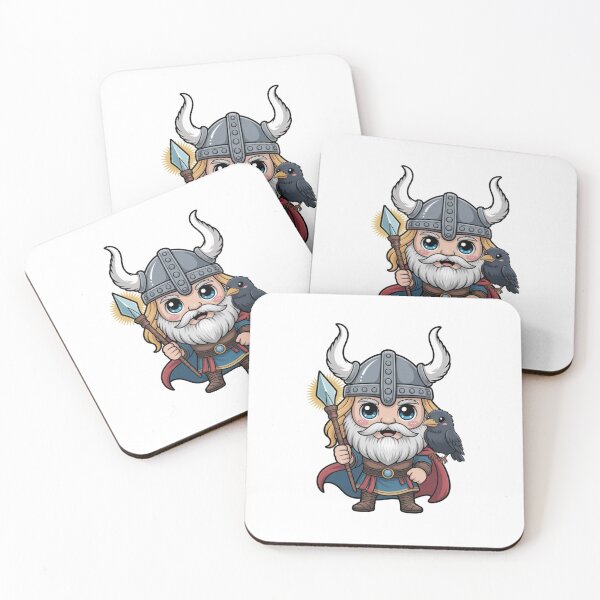 Item preview, Cute Norse God Chibi – Kawaii Viking Mythology Character designed and sold by Dospart.