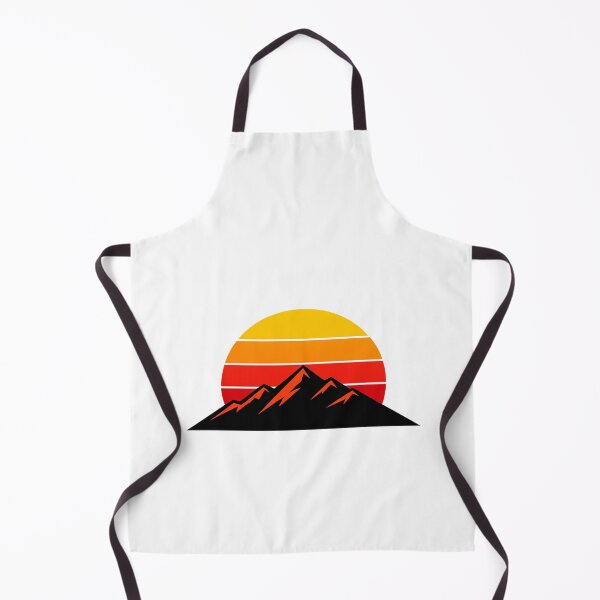 Item preview, Retro Sunset Mountain – Vintage 80s Aesthetic Landscape designed and sold by ArtWaveStudio8.