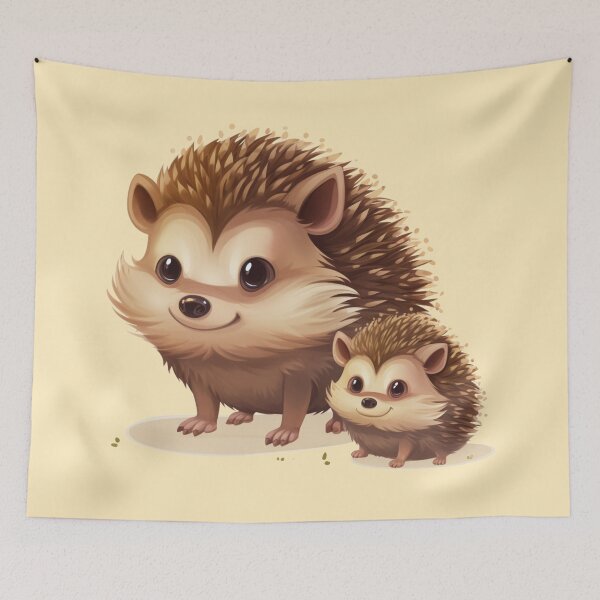 Item preview, Hedgehog Fam designed and sold by bubblyrainbow.