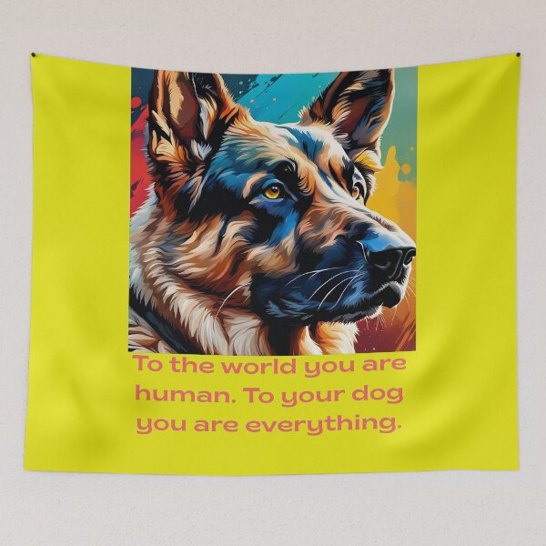 Item preview, To Your Dog You Are Everything – Emotional German Shepherd Design designed and sold by InkWaveX.