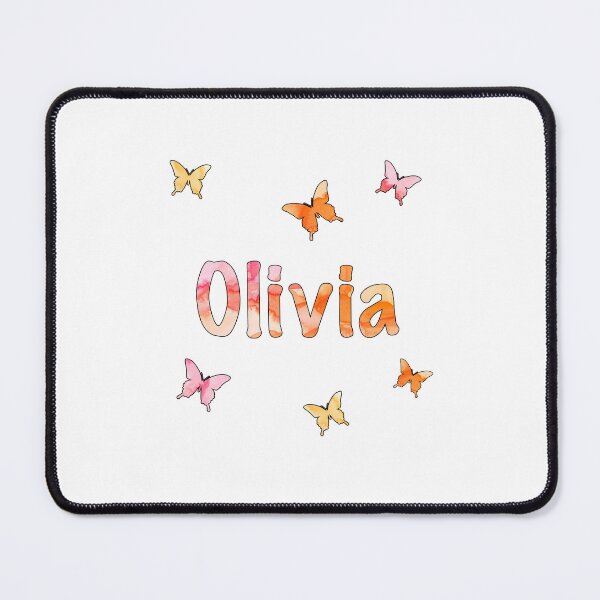 Item preview, Watercolor Name Olivia with Butterflies designed and sold by katifinell.