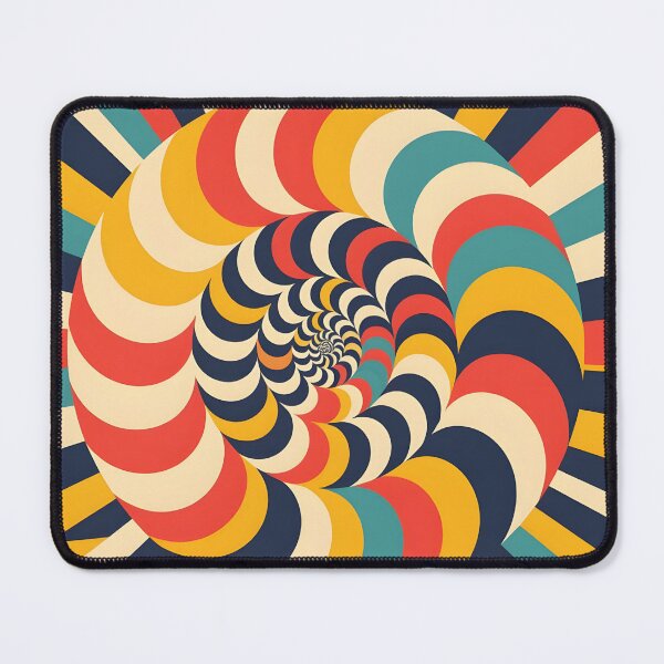 Item preview, A mesmerizing optical illusion shaped like an ammonite fossil shell softened colors designed and sold by Ponted.