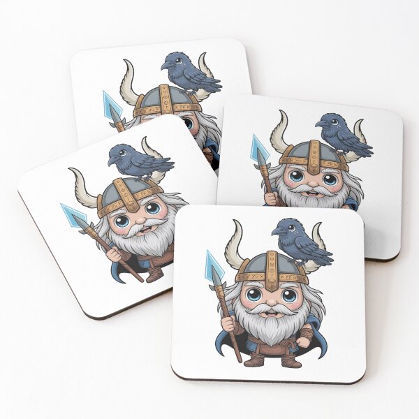 Item preview, Cute Norse God Chibi – Kawaii Viking Mythology Character designed and sold by Dospart.