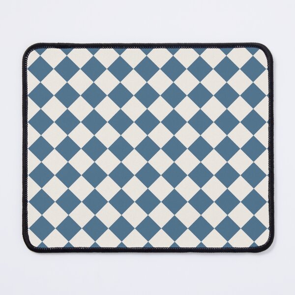 Item preview, Blue and Cream Checkerboard Pattern designed and sold by pattern-archive.