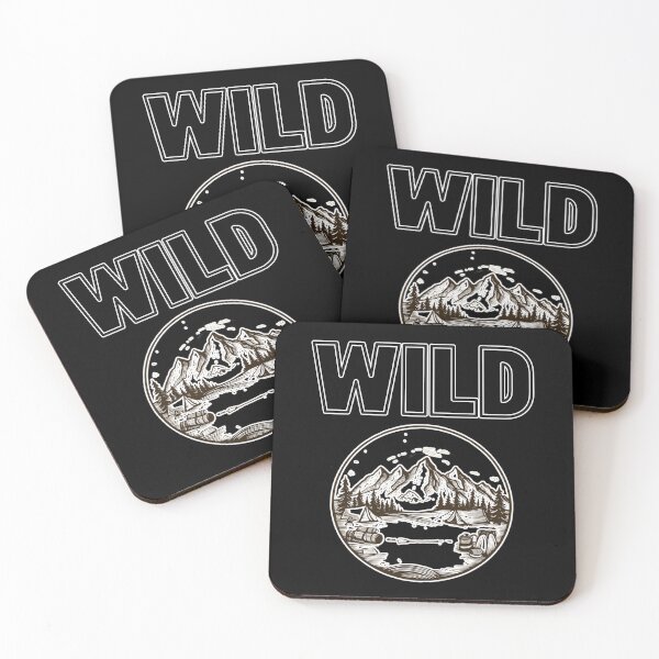 Item preview, WILD adventures hiking camping nature lover hiker camper adventurer designed and sold by Jt41.