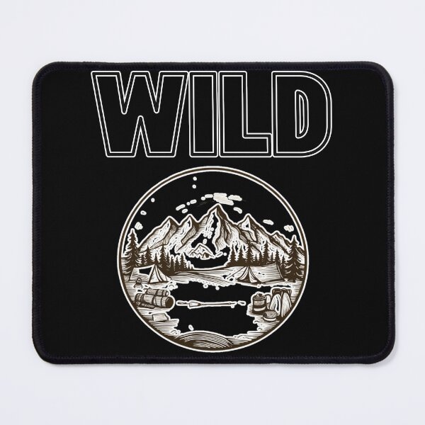 Item preview, WILD adventures hiking camping nature lover hiker camper adventurer designed and sold by Jt41.