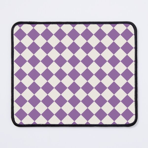 Item preview, Checkerboard Purple and Cream Pattern designed and sold by pattern-archive.
