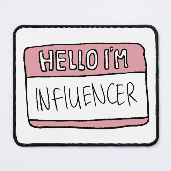 Item preview, Hello I’m Influencer Name Tag Aesthetic Hand Drawn Art designed and sold by RNASstuff.