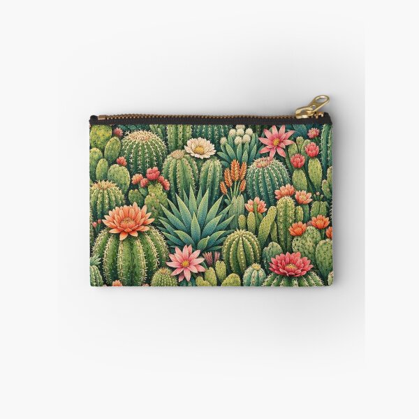 Item preview, Aesthetic Cactus Garden Pattern – Botanical Desert Plants Illustration designed and sold by DrizzyV.