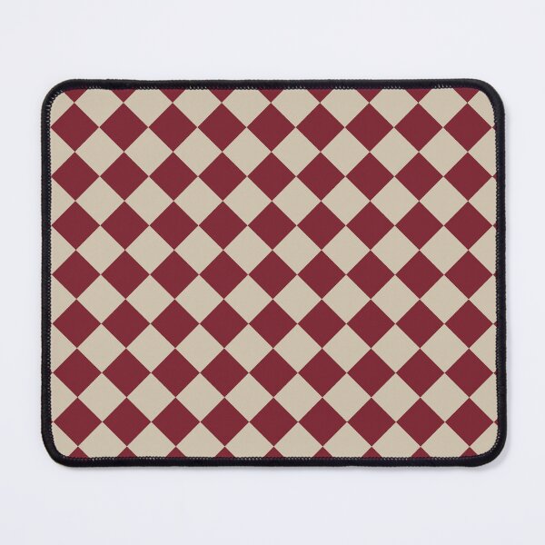 Item preview, Checkerboard Red and Beige Pattern designed and sold by pattern-archive.