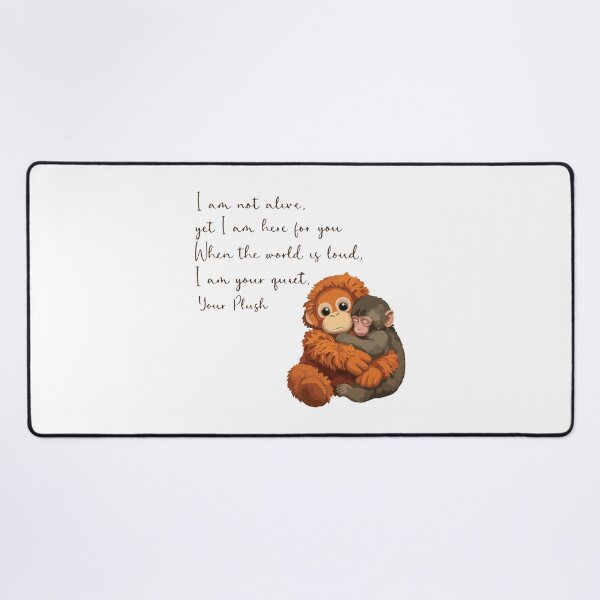 Item preview, Your Plush I Am Not Alive Yet I Am Here For You Emotional Support Plush Quote designed and sold by kiralynstration.
