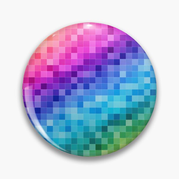 Item preview, Pixel Rainbow Gradient Pattern – Retro Digital Color Blocks designed and sold by DrizzyV.