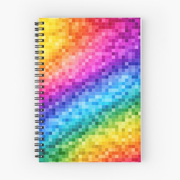 Item preview, Pixel Rainbow Gradient Pattern – Retro Digital Color Blocks designed and sold by DrizzyV.