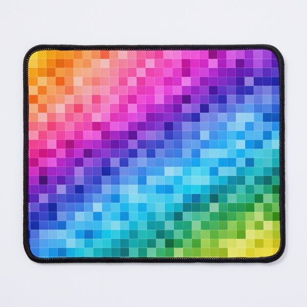 Item preview, Pixel Rainbow Gradient Pattern – Retro Digital Color Blocks designed and sold by DrizzyV.
