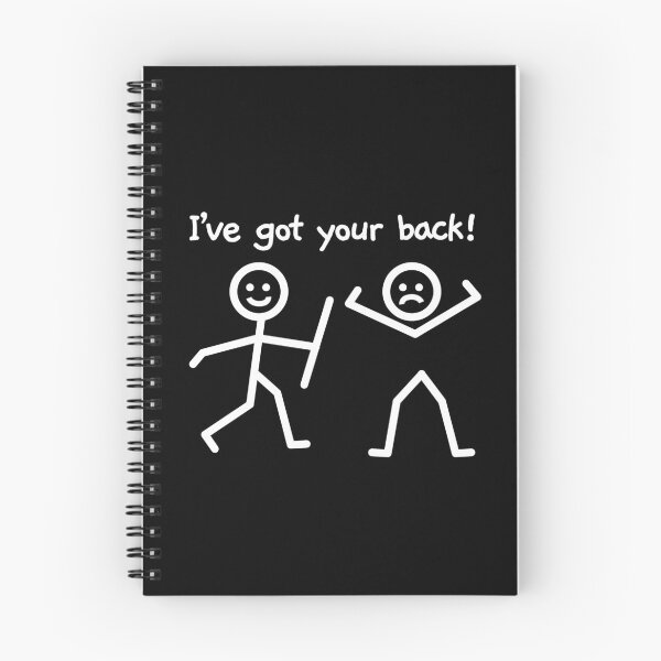 Item preview, I've Got Your Back Funny Stick Figure Humor designed and sold by SassyYetClassy.
