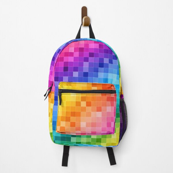 Item preview, Pixel Rainbow Gradient Pattern – Retro Digital Color Blocks designed and sold by DrizzyV.