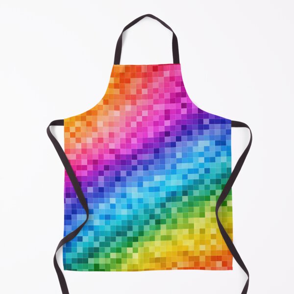Item preview, Pixel Rainbow Gradient Pattern – Retro Digital Color Blocks designed and sold by DrizzyV.