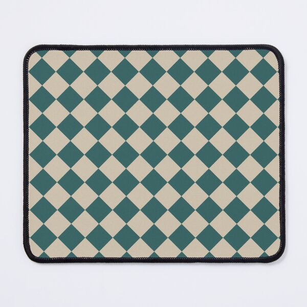Item preview, Checkerboard Teal and Beige Pattern designed and sold by pattern-archive.