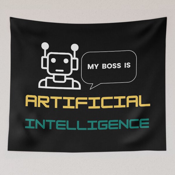 Item preview, My Boss is Artificial Intelligence designed and sold by DigitalMagShop.