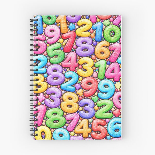 Item preview, Colorful Numbers Pattern – Fun Math and Numbers Illustration designed and sold by DrizzyV.