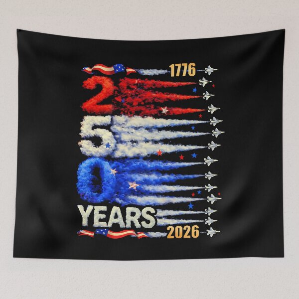 Item preview, AMERICA 250 YEARS 1776-2026 Anniversary Celebration jet fighter designed and sold by Patchina.