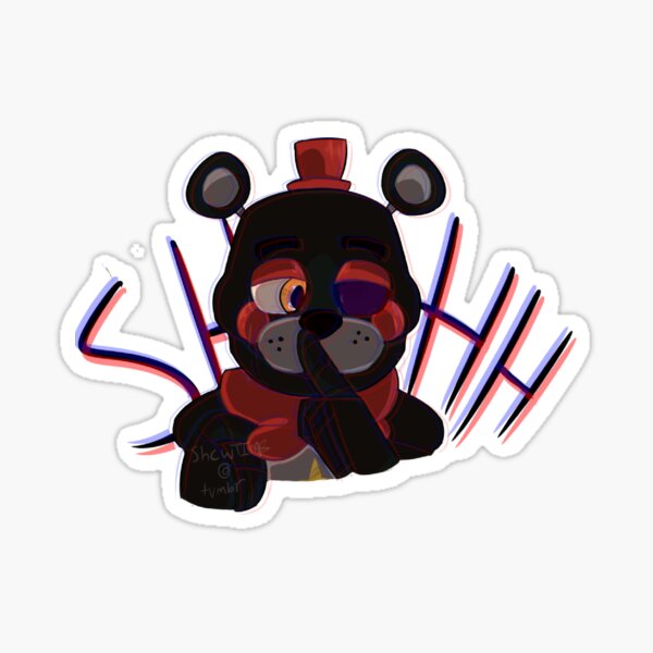 FNAF 6 Scrap Animatronics 8 bit Sticker for Sale by terrieberrytont