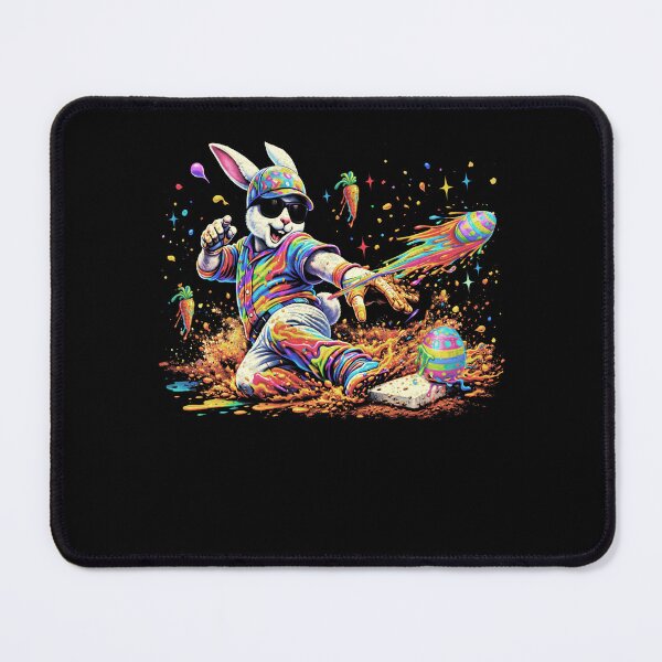 Item preview, Funny Dripping Drip Rabbit Bunny Baseball Easter Men Boy Kid designed and sold by BlightedArt.