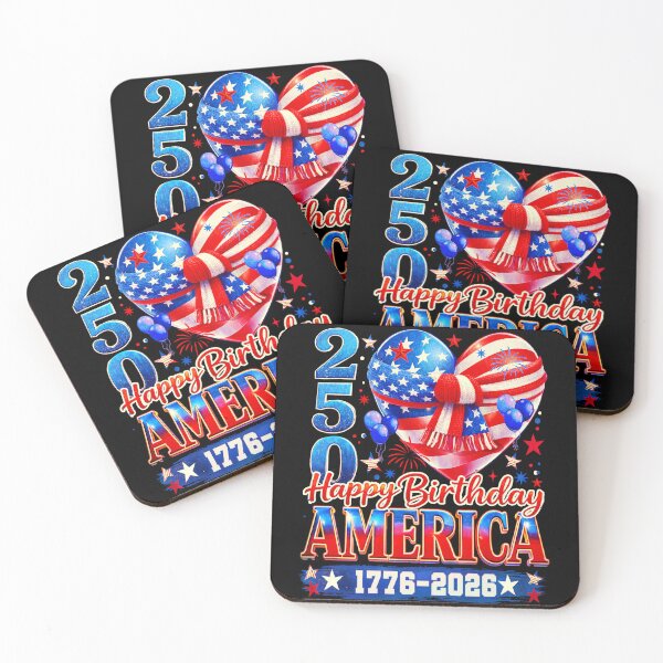 Item preview, AMERICA 250 YEARS 1776-2026 Anniversary Celebration Heart designed and sold by Patchina.