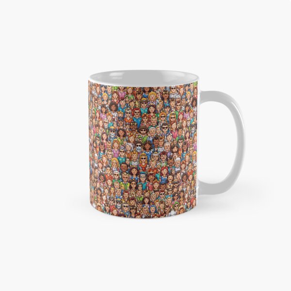Item preview, Crowd of People Pattern – Busy Crowd Illustration designed and sold by DrizzyV.