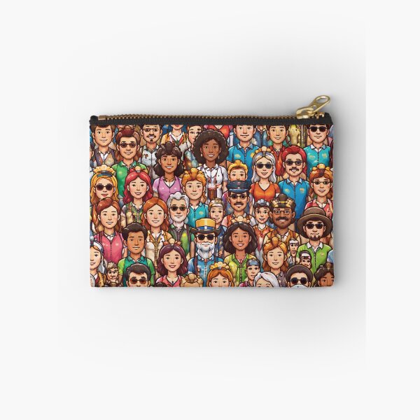 Item preview, Crowd of People Pattern – Busy Crowd Illustration designed and sold by DrizzyV.
