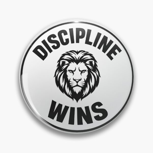 Item preview, Discipline Wins Lion Motivation designed and sold by the-dovlat.