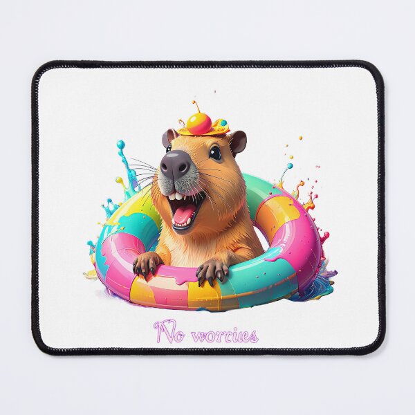Item preview, Self Care Cute Capybara Bath Towel Figure designed and sold by icemanphotos.