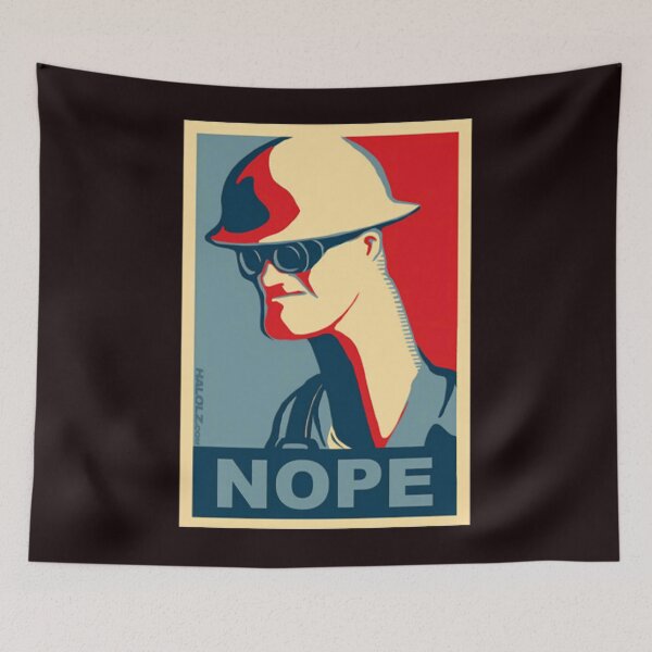 Item preview, Team Fortress 2 Engineer Nope  designed and sold by CatchyAsFudge.