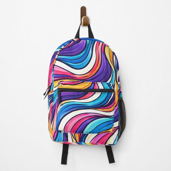 Item preview, Modern Abstract Wavy Lines Pattern – Colorful Flowing Design designed and sold by DrizzyV.