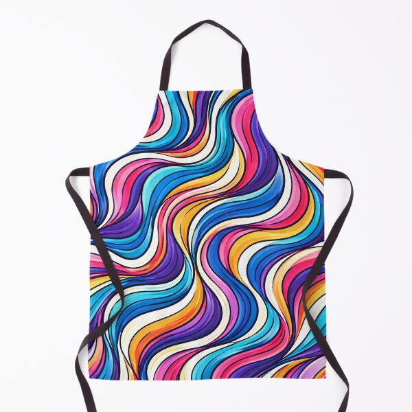 Item preview, Modern Abstract Wavy Lines Pattern – Colorful Flowing Design designed and sold by DrizzyV.