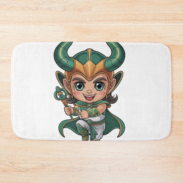 Item preview, Cute Trickster God Chibi – Kawaii Norse Mischief Character designed and sold by Dospart.