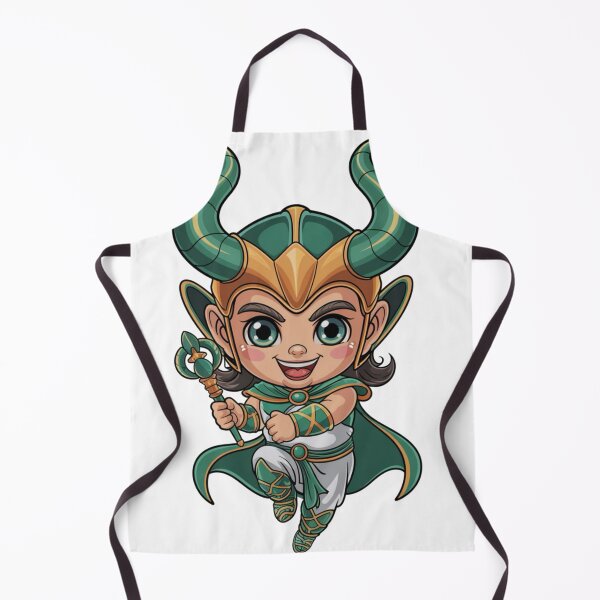 Item preview, Cute Trickster God Chibi – Kawaii Norse Mischief Character designed and sold by Dospart.