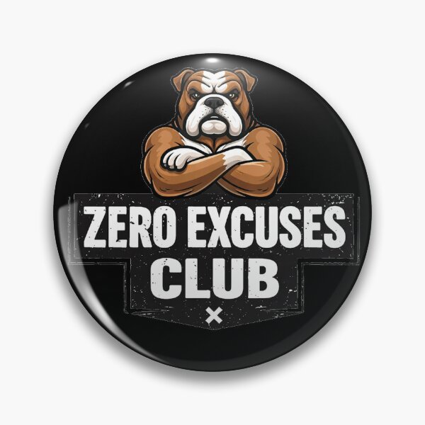 Item preview, No Excuses Bulldog Motivation designed and sold by the-dovlat.
