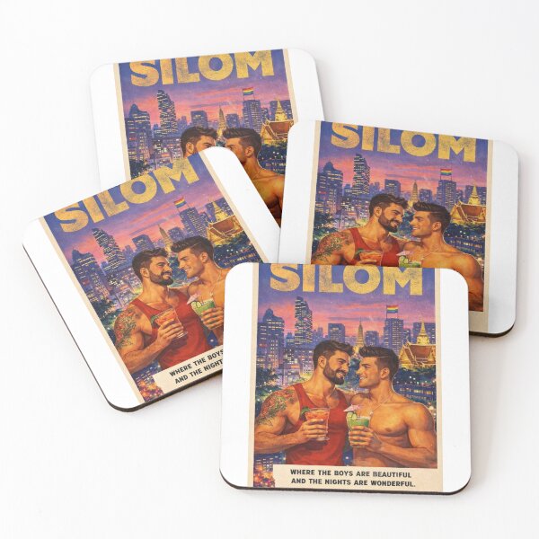 Item preview, Silom Bangkok Skyline at Sunset with Pride Atmosphere designed and sold by Aryabek.