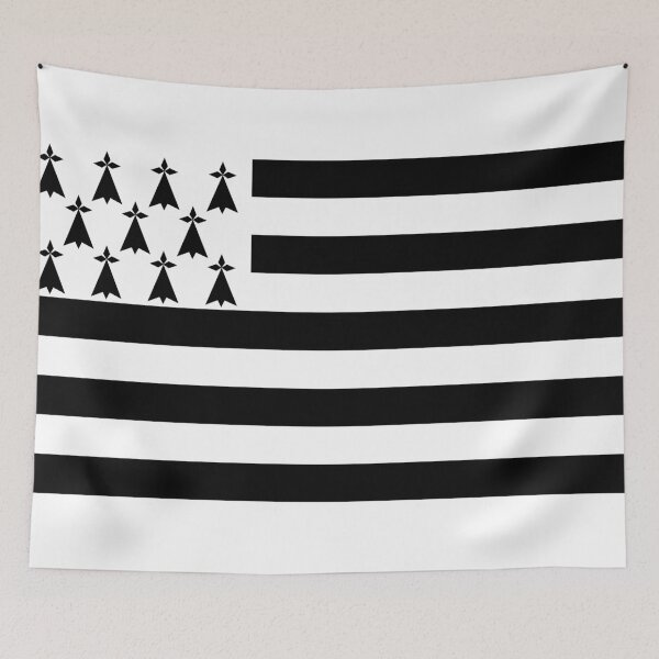 Item preview, Brittany Flag - Gwenn ha Du & Celtic Heritage Pride designed and sold by NTGUILTY.