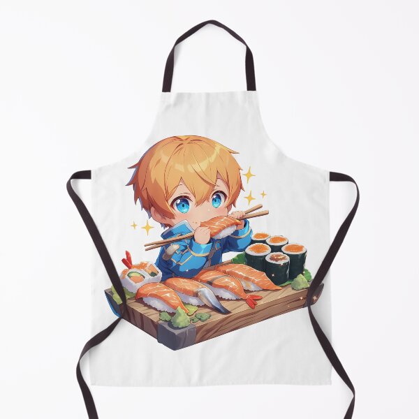 Item preview, Eugeo Sword Art Online Chibi Sushi Snack Time designed and sold by Spraykart.